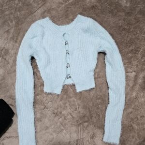 & Other Stories Light Blue Sweater
